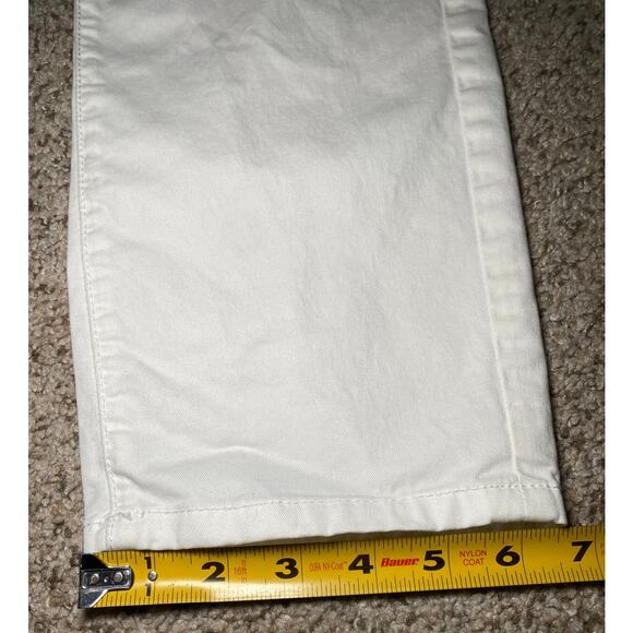 Calvin Klein White Skinny Cropped Jeans - Size 8 - Picture 8 of 13